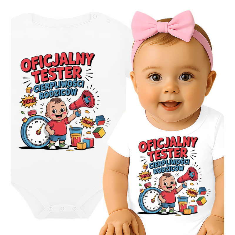 Officiële Geduld Tester Baby Romper