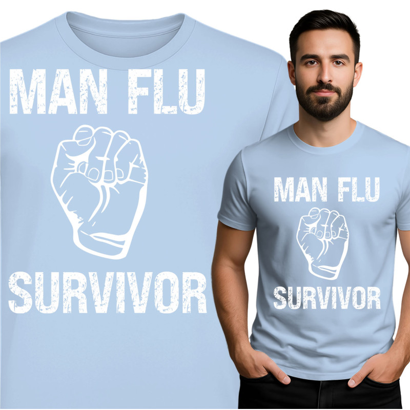 Man Flu Survivor T-Shirt
