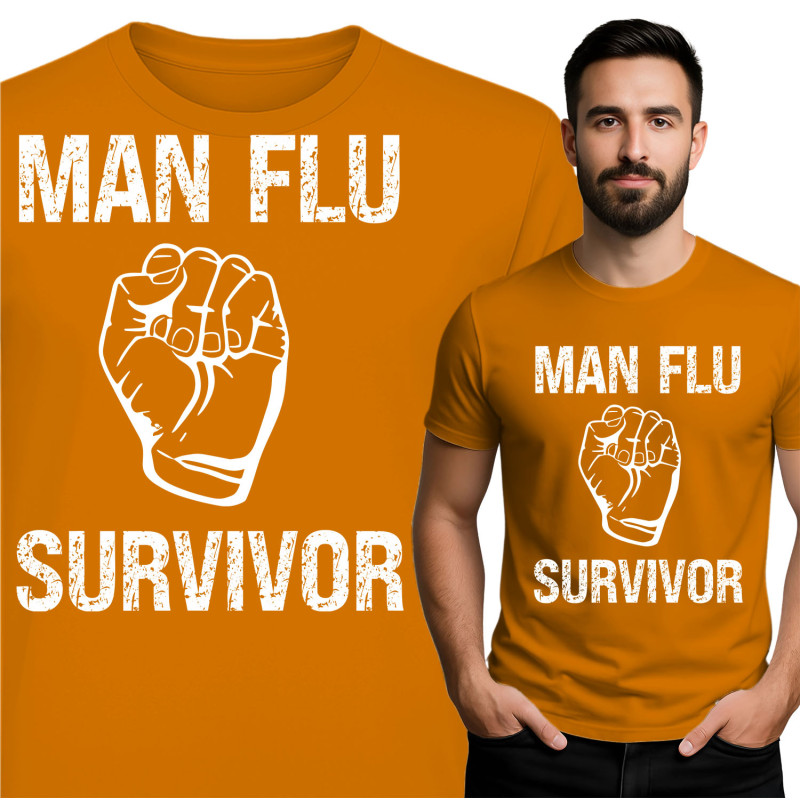 Man Flu Survivor T-Shirt