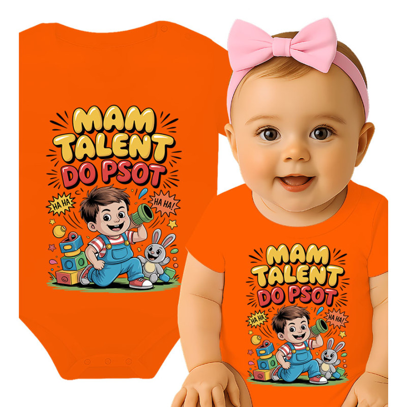 Body dziecęce 'Mam talent do psot'