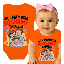 Schattige Baby Romper met Familieboodschap