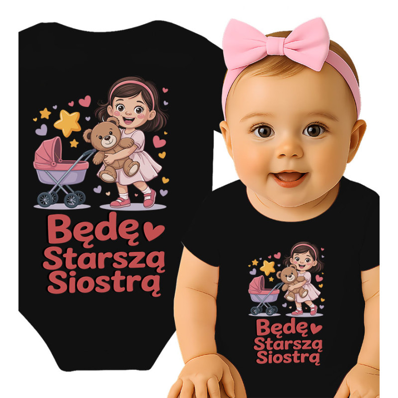 Body dziecęce 'Będę Starszą Siostrą'