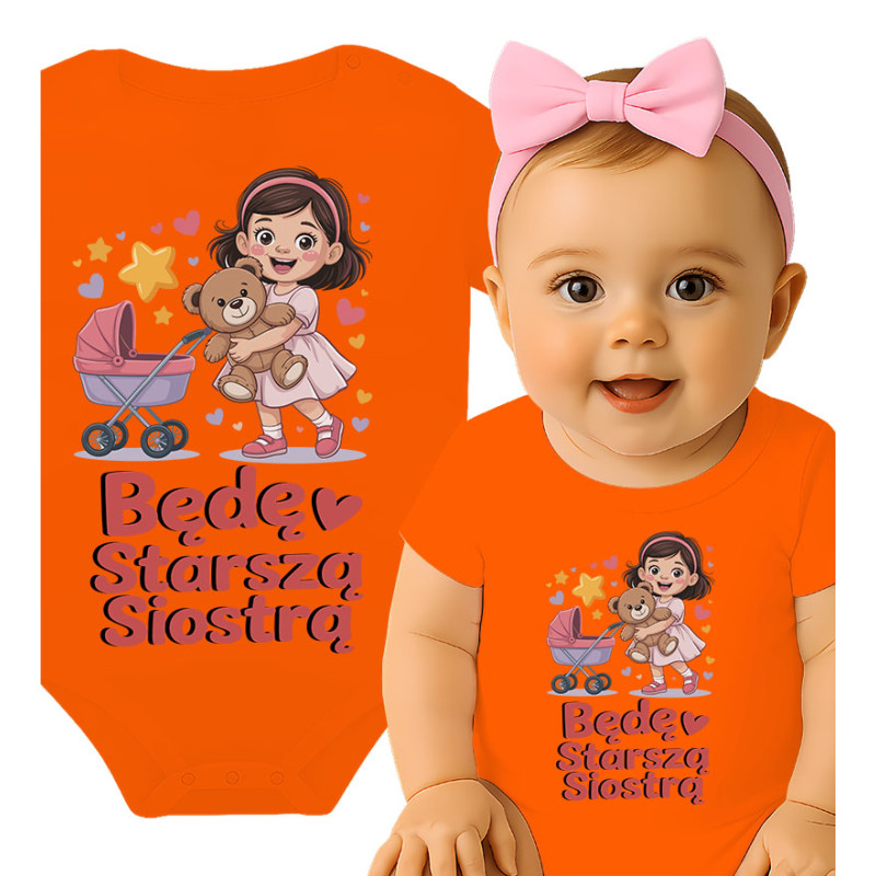 Schattige 'Grote Zus' Babysuit