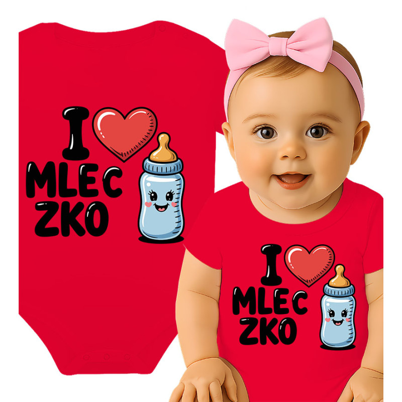 Body dziecęce 'I Love Mleczko'