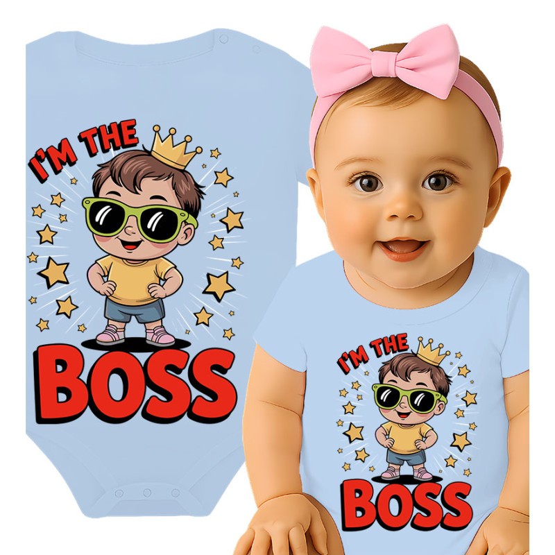 Baby Romper 'I'm the Boss'