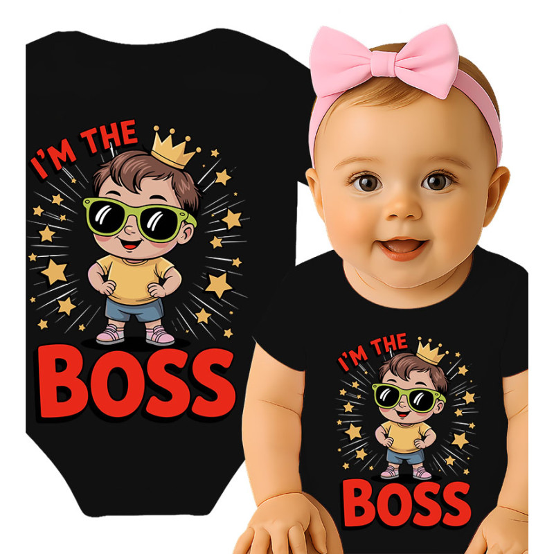 Body dziecęce 'I'M THE BOSS'