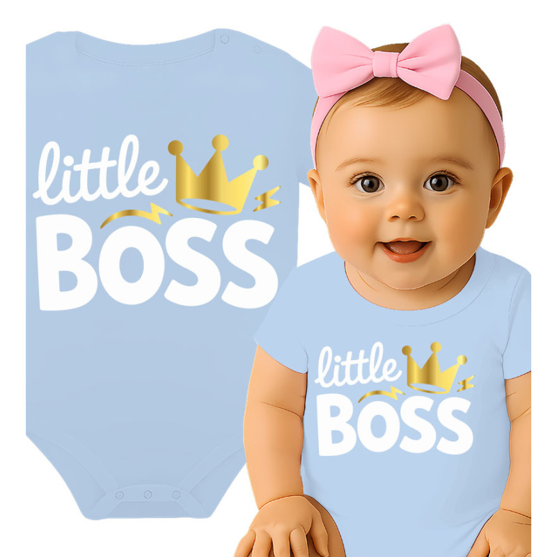 Schattige 'Little Boss' Baby Romper