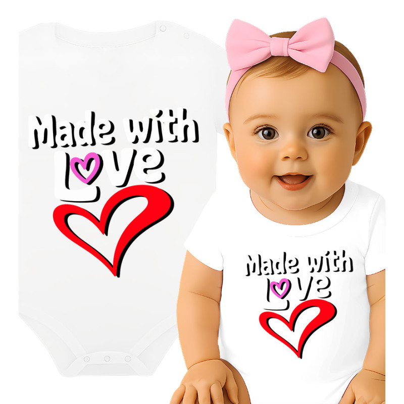 Body dziecęce 'Made with Love'
