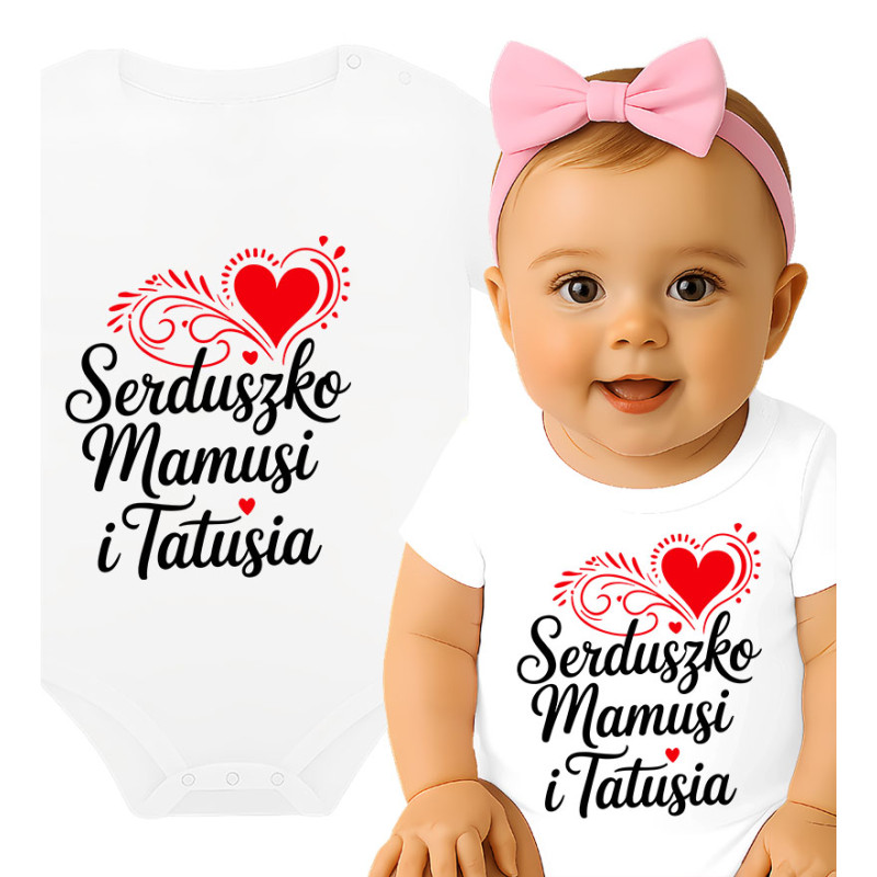 Body dziecęce  'Serduszko Mamusi i Tatusia'