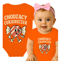 Schattige Baby Romper met Wandelende Snoep