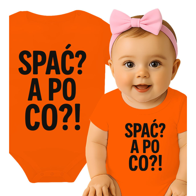 Body dziecęce  'Spać? A po co?!'