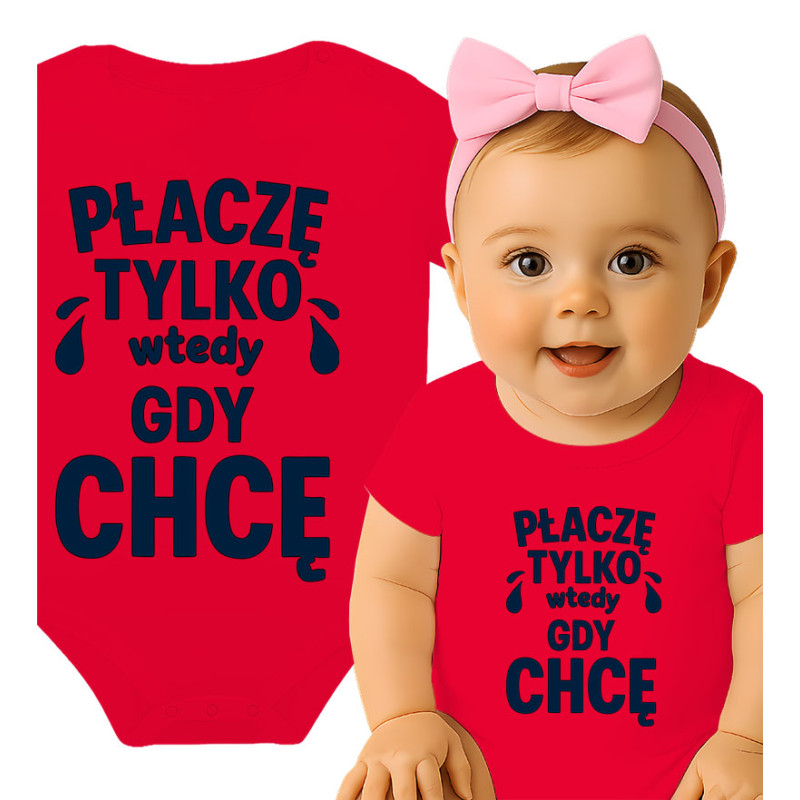 Body dziecęce  'Płaczę tylko wtedy, gdy chcę'