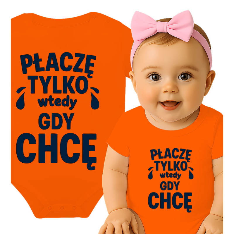 Body dziecęce  'Płaczę tylko wtedy, gdy chcę'