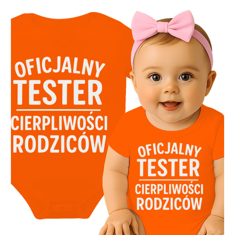 Body dziecęce  'Oficjalny Tester Cierpliwości Rodziców'