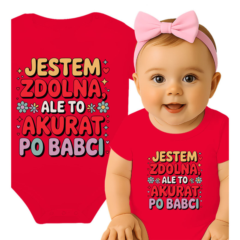 Body dziecęce 'Jestem zdolna, ale to akurat po babci!'