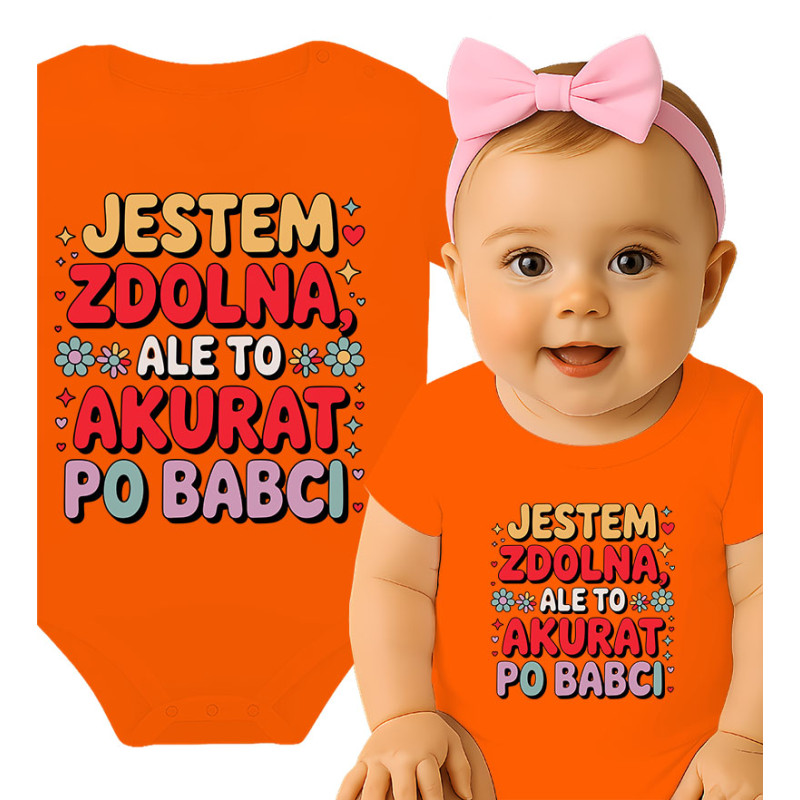 Body dziecęce 'Jestem zdolna, ale to akurat po babci!'