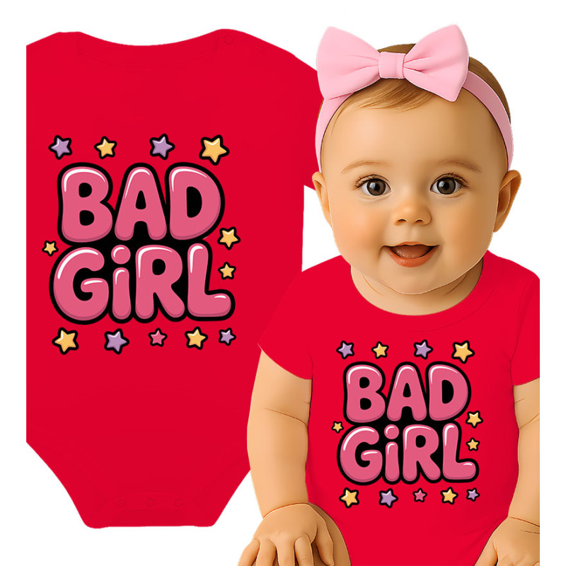 Schattige 'Bad Girl' Romper voor Baby's