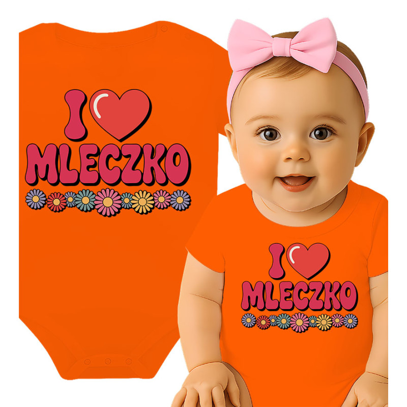 body dziecięce  'I Love Mleczko'