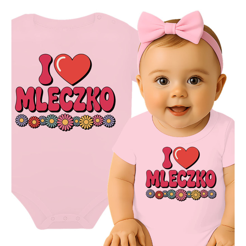 I Love Mleczko Baby Romper