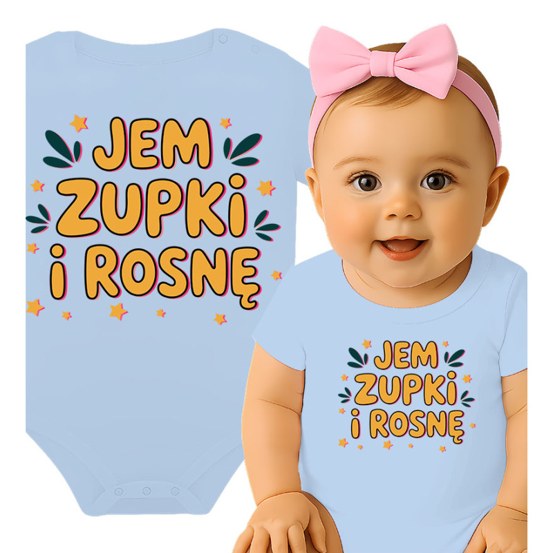 body dziecięce  'JEM ZUPKI I ROSNE'