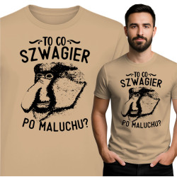 Koszulka „Szwagier po maluchu?” – Zabawna koszulka z Nosaczem