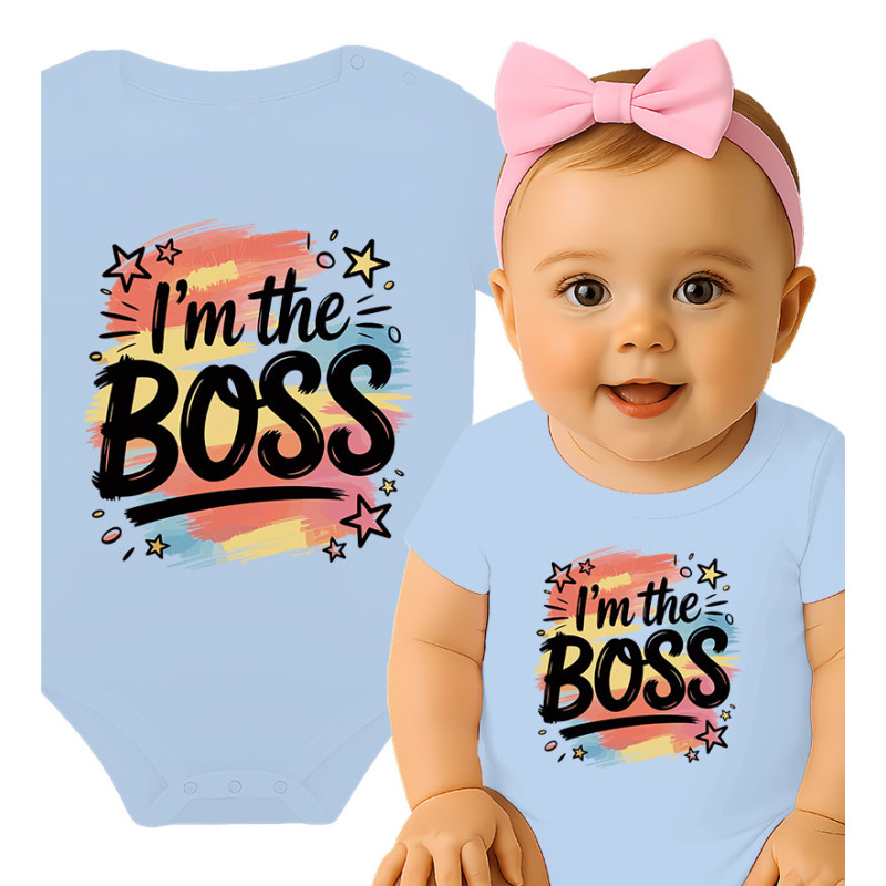 Baby Romper 'Ik ben de Baas'