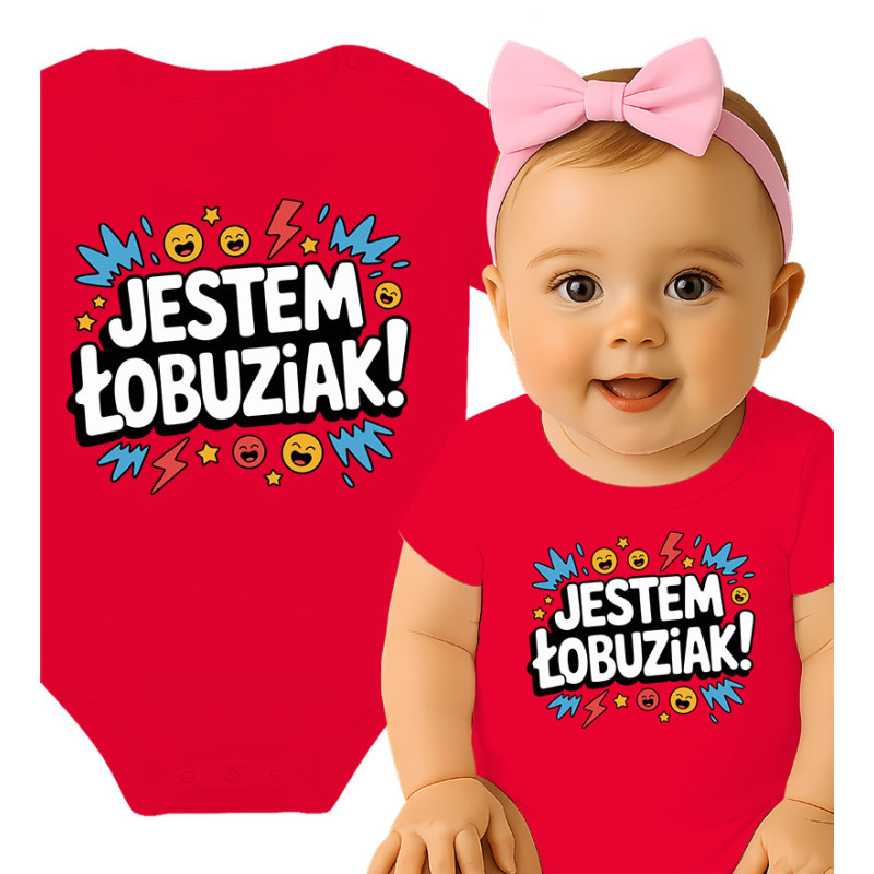 body dziecięce  'Jestem Łobuziak!'