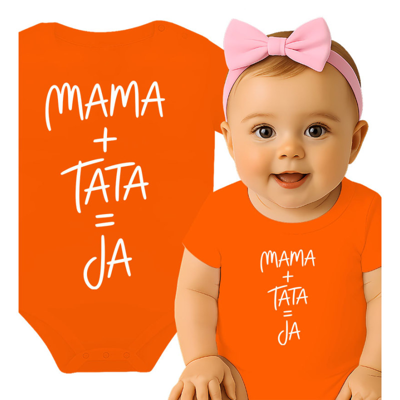 body dziecięce  'MAMA I TATA SĄ DLA MNIE RÓWNI'