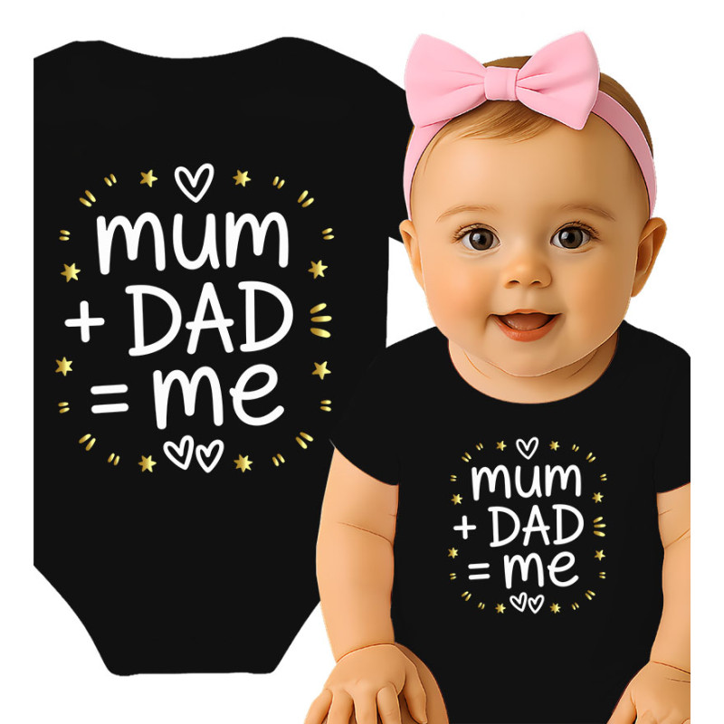 body dziecięce MUM and DAD equals to ME'