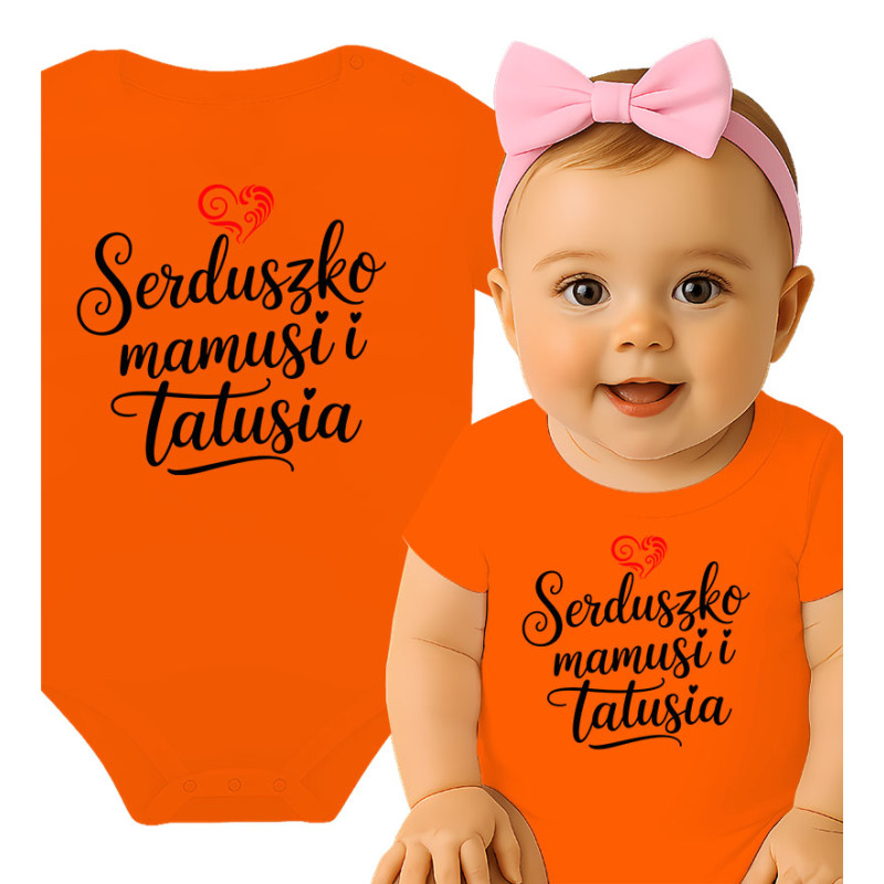 body dziecięce 'Serduszko mamusi i Tatusia'
