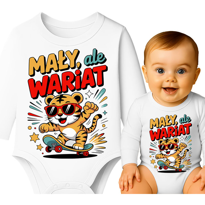 Cool Tiger Skateboard Bodysuit for Kids