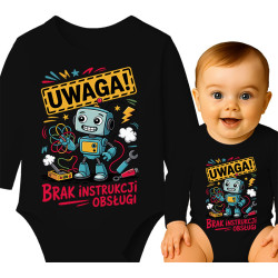 body dziecięce 'UWAGA! Brak instrukcji obsługi'