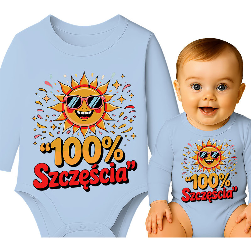 Body dziecęce '100% Szczęścia'