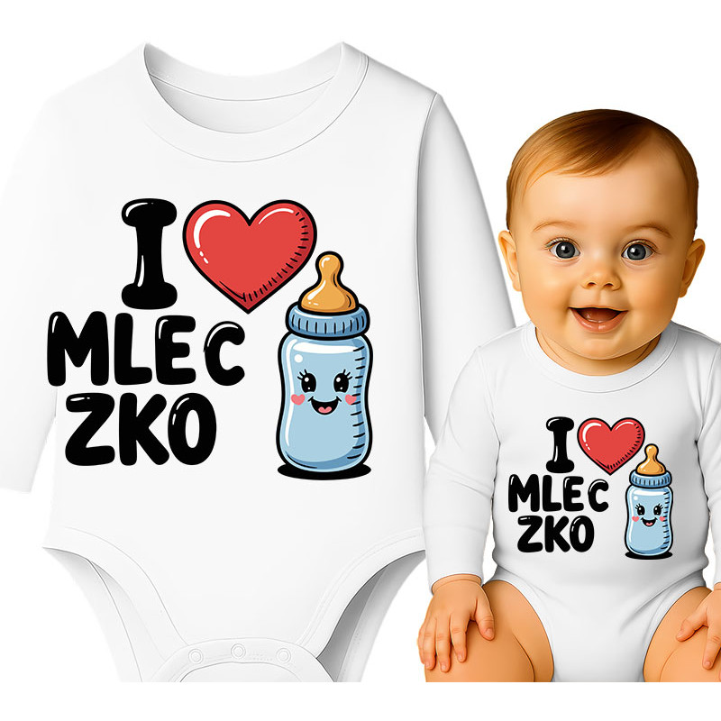 Schattige Baby Romper - Ik Hou van MLECZKO