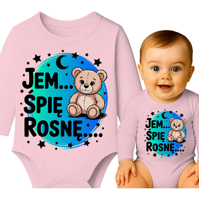 Body dziecęce  'Jem, śpię, rosnę'
