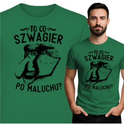 Koszulka „Szwagier po maluchu?” – Zabawna koszulka z Nosaczem