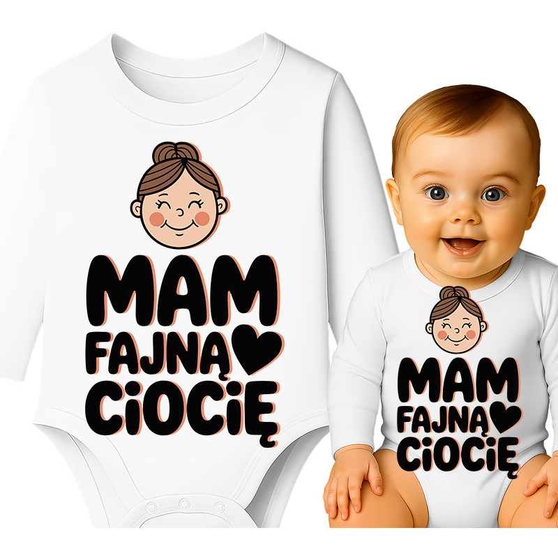 Body dziecęce 'Mam fajną ciocię'