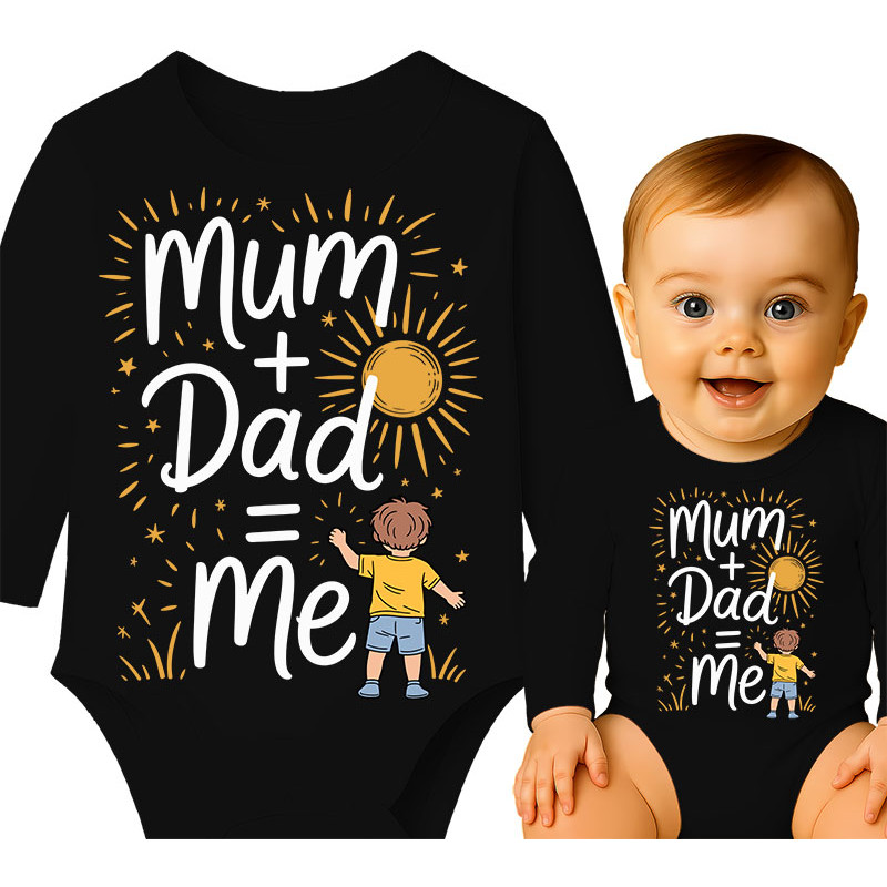 Body dziecęce ' mum and dad equal to me'