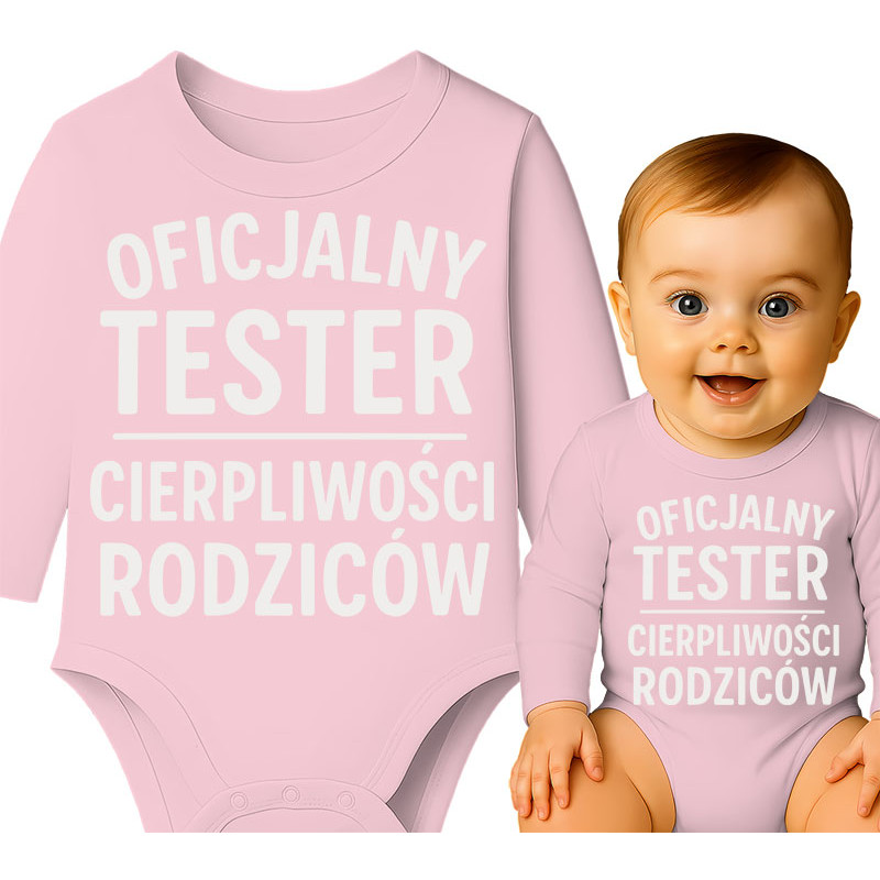 Body dziecęce  'Oficjalny Tester Cierpliwości Rodziców'