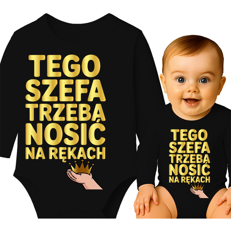 Grappige Baby Romper - 'Deze Baas Moet Worden Draagt'