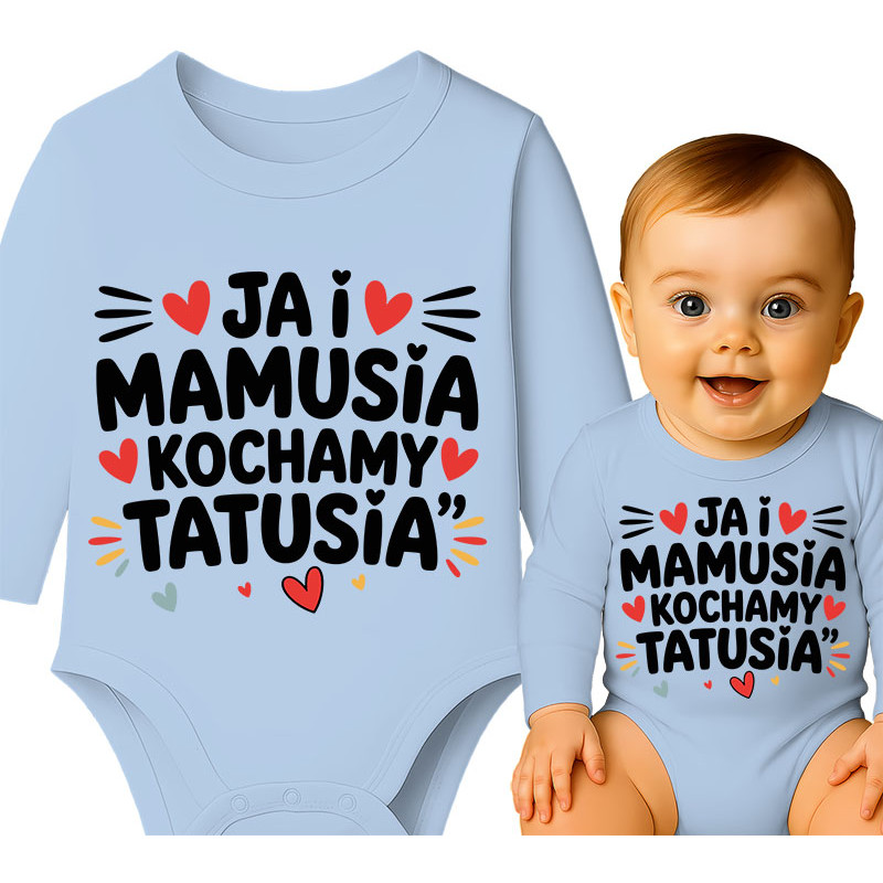 Body dziecęce 'Ja i mamusia kochamy tatusia'
