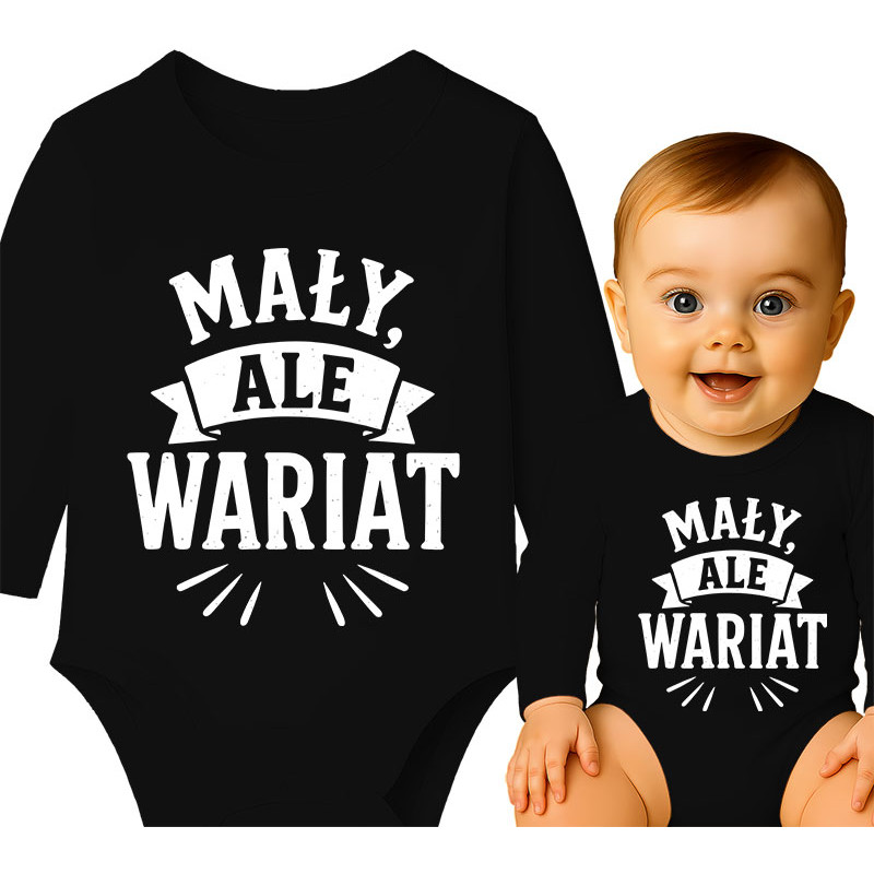 Schattige Baby Romper - 'Klein maar Gek'
