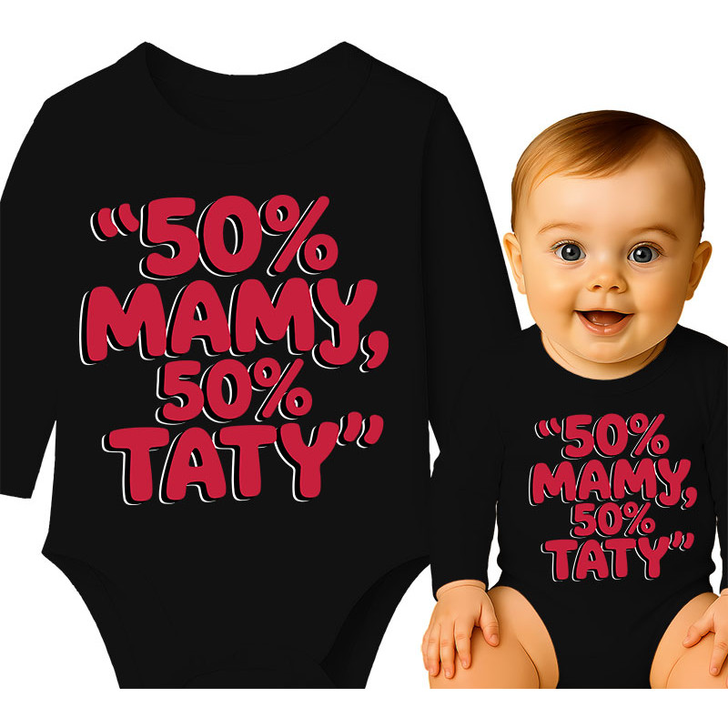 50% MAMY, 50% TATY Romper