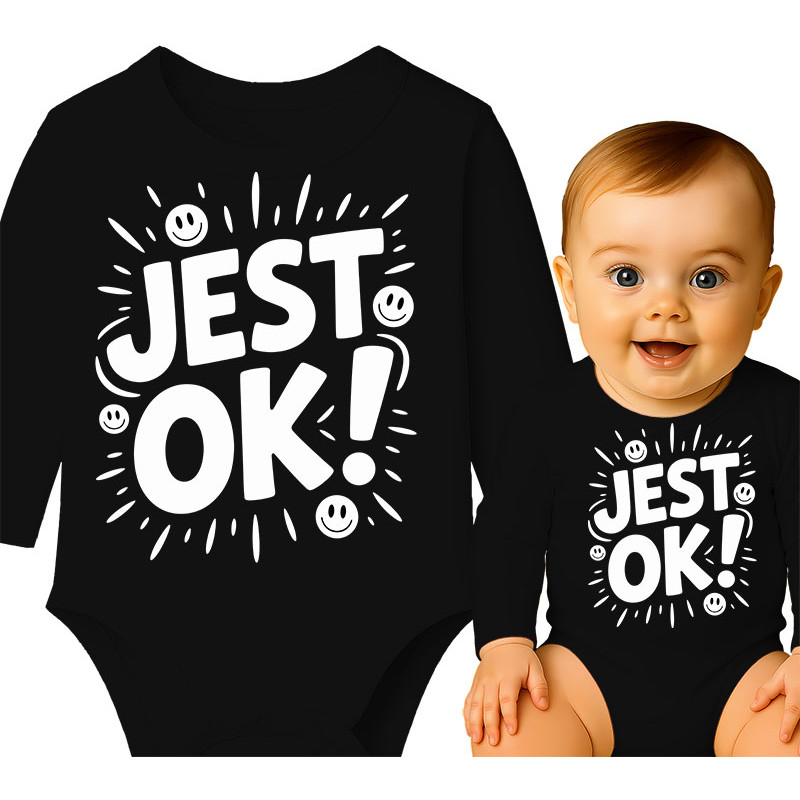 Schattige Baby Romper - 'JEST OK!' Ontwerp