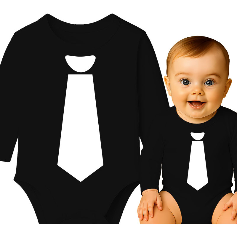 Schattige Baby Romper met Stropdas Ontwerp