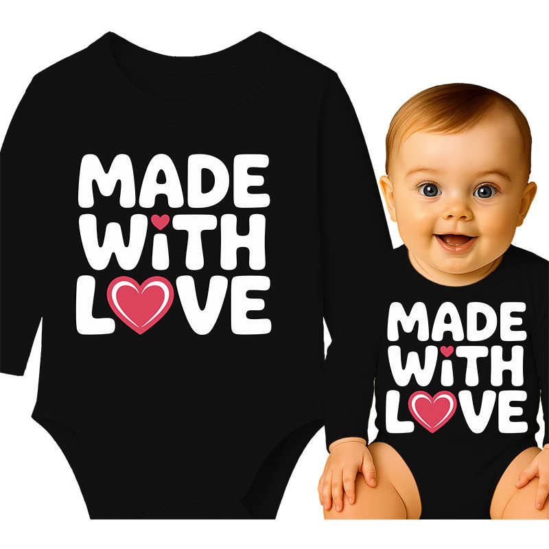 Baby Romper 'Made with Love'
