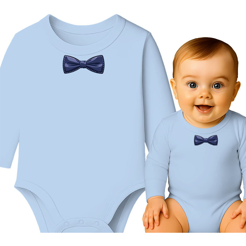 Elegante Baby Romper met Vlinderdas