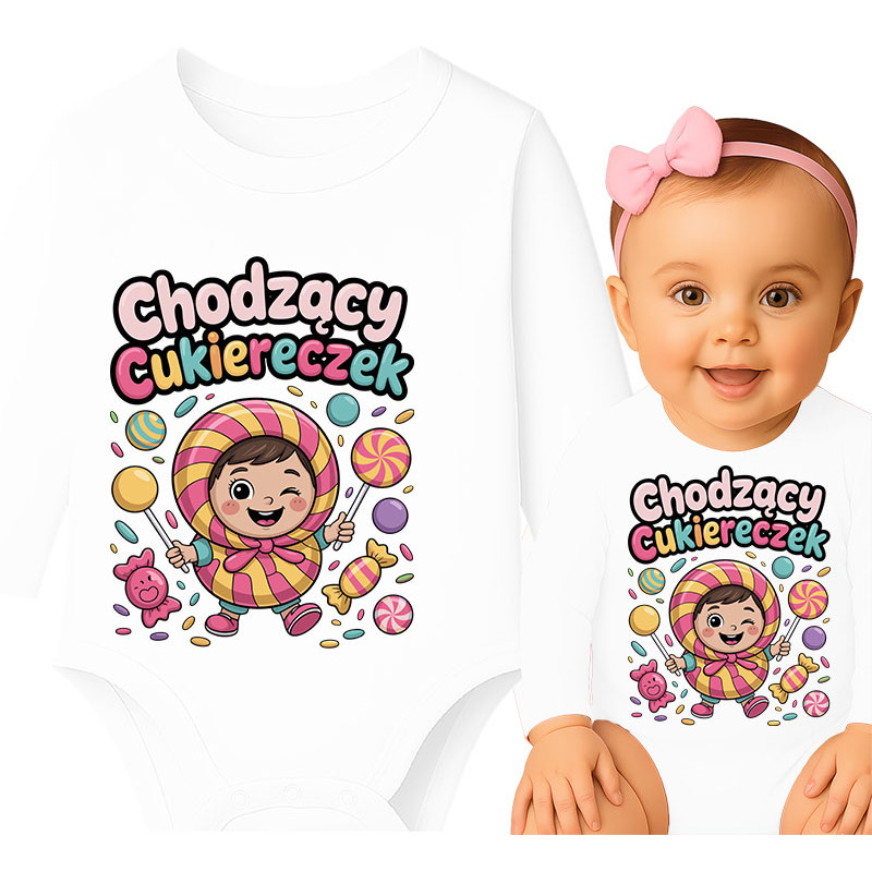 Schattige Candy-Themed Baby Romper