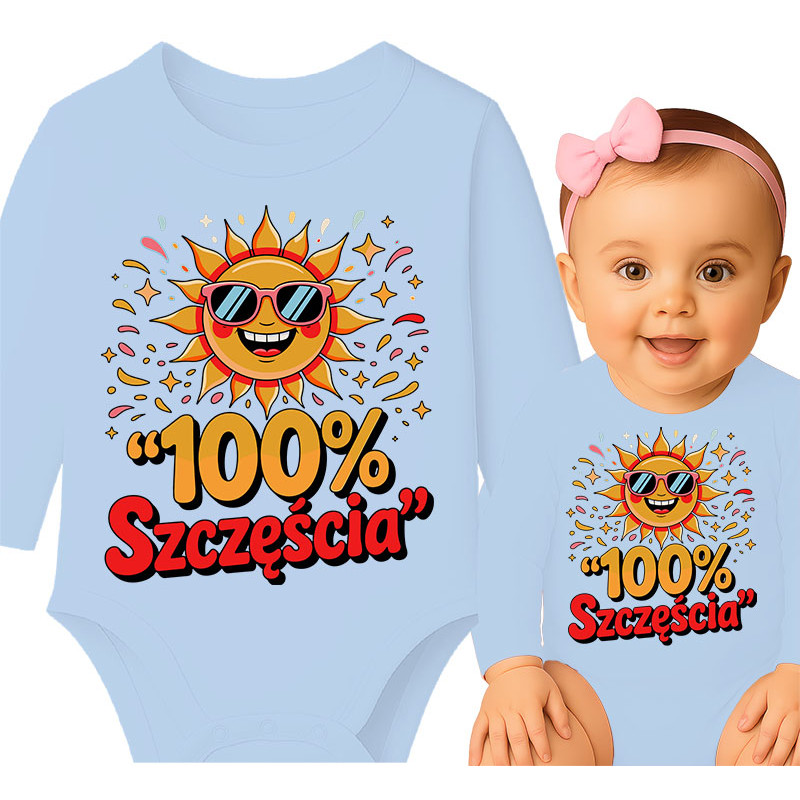 Body dziecęce '100% Szczęścia'