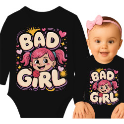 Schattige 'Bad Girl' Baby Romper